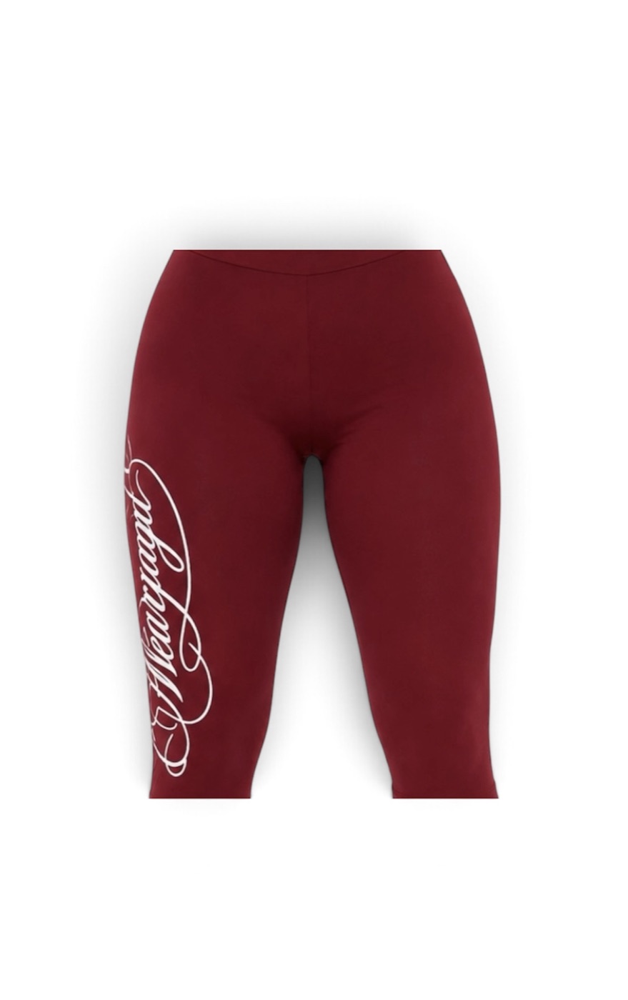 WF Capris [Maroon]